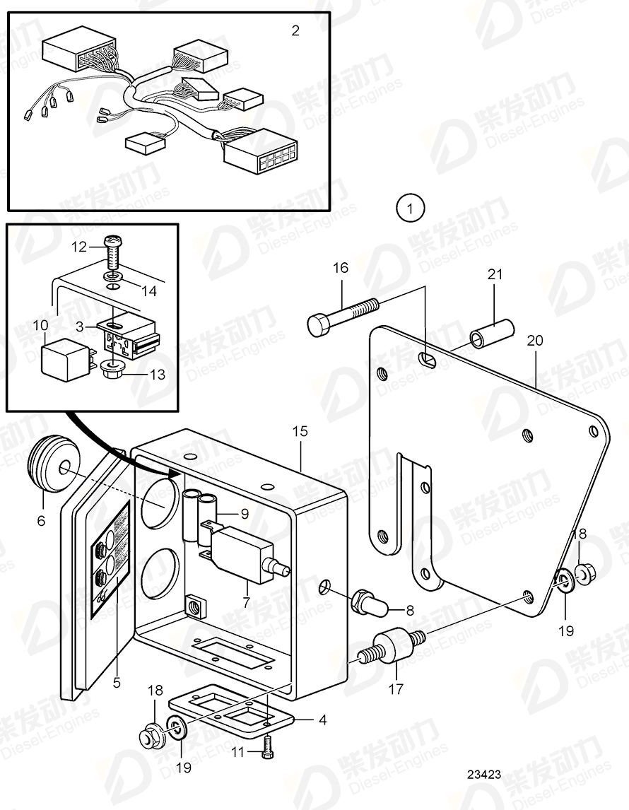 VOLVO Overhaul kit, reconditioning 877105 Drawing